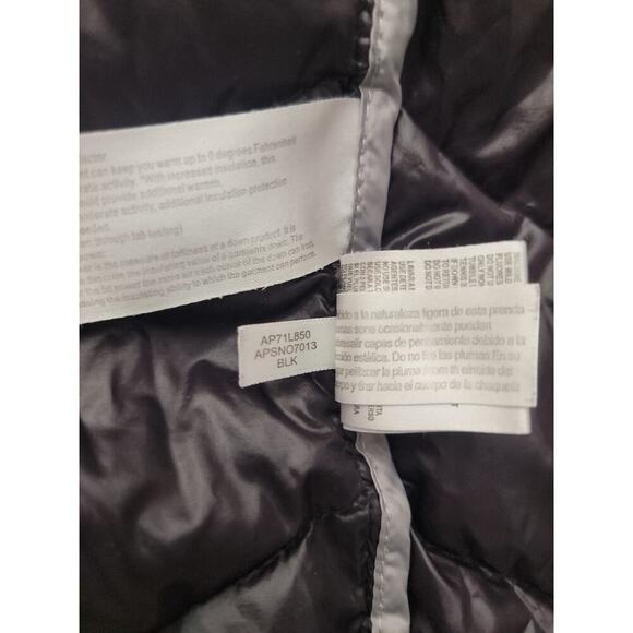Andrew Marc Coat Womens SZ Small Black Down Puffer Coat Longline - Picture 15 of 16